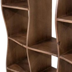 Eleonora Boekenkasten|Industriele Kasten|Ozzy Boekenkast Bruin 120cm