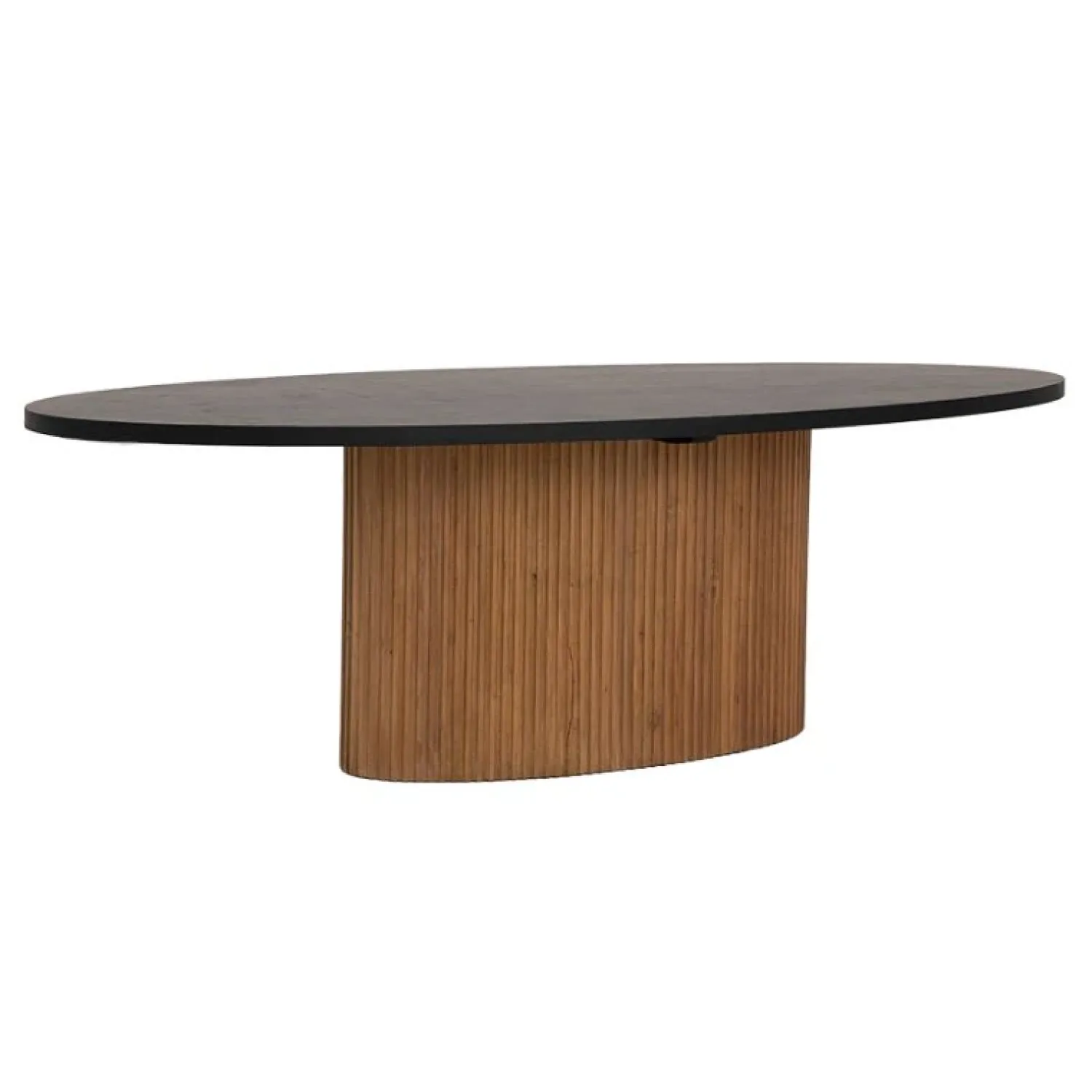 Tower living Eettafels|Palazzo Eetkamertafel Teakhout ovaal 200cm