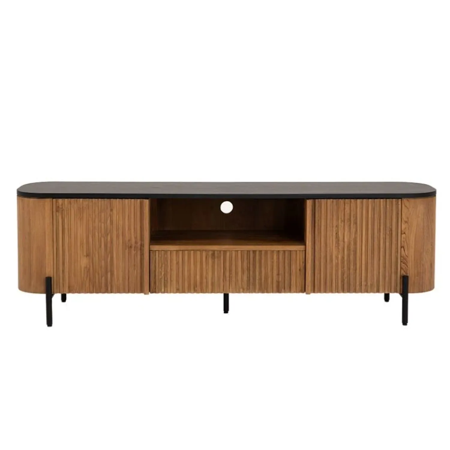 Tower living Industriele Kasten|Tv Meubels|Palazzo Tv meubel Teakhout 180cm