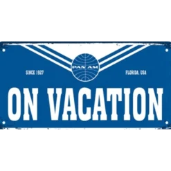 Cavetown Metalen Borden|Pan Am on Vacation - metalen bord