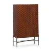 Tower living Wandkasten|Industriele Kasten|Paola wandkast mangohout 2 deurs 90cm