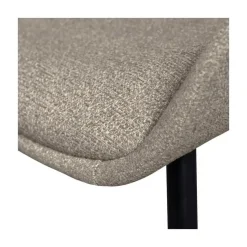 WOOOD Eetkamerstoelen|Parade Eetkamerstoel Melange Stof Zand