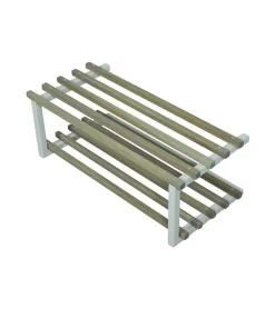 Redin Design Schoenenrekken|Parker industrieel schoenenrek wit