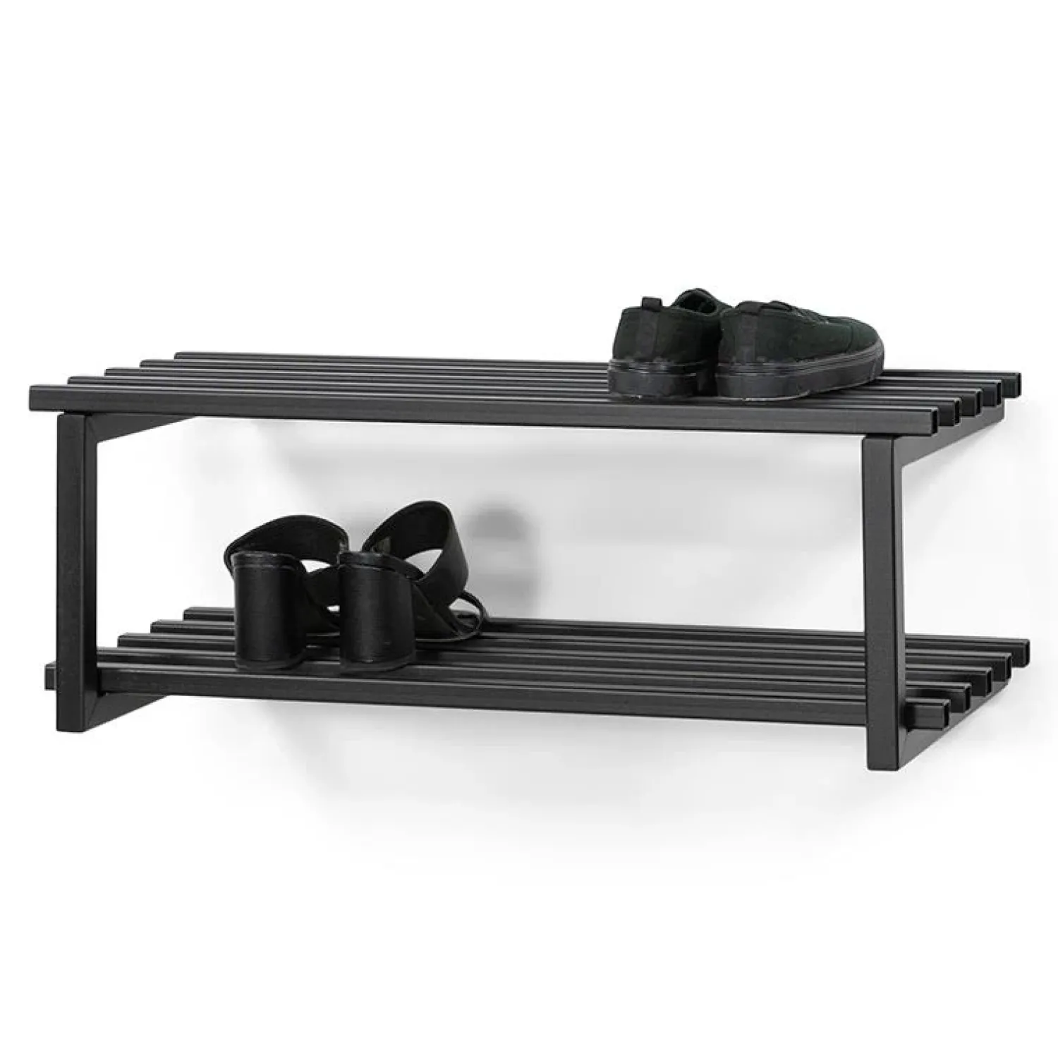 Redin Design Schoenenrekken|Parker industrieel schoenenrek zwart