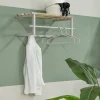 Redin Design Kapstokken|Parker Wandkapstok Taupe Eikenhout 76cm