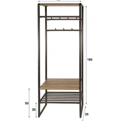 Kalfort Kapstokken|Patrick Staande Kapstok Hout 70cm