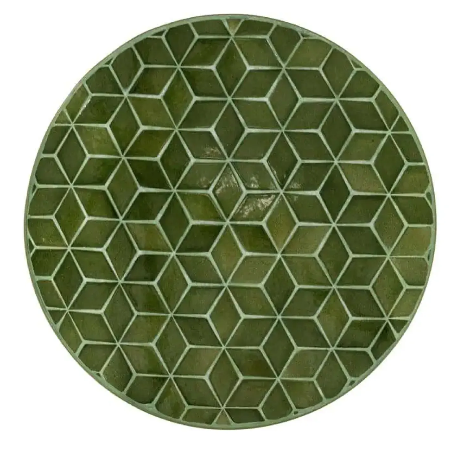 By Boo Salontafels|Patterna Salontafel rond keramiek Groen 71cm