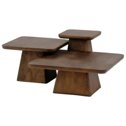 Mysons Salontafels|Pauli Salontafel 80cm Mangohout Walnoot