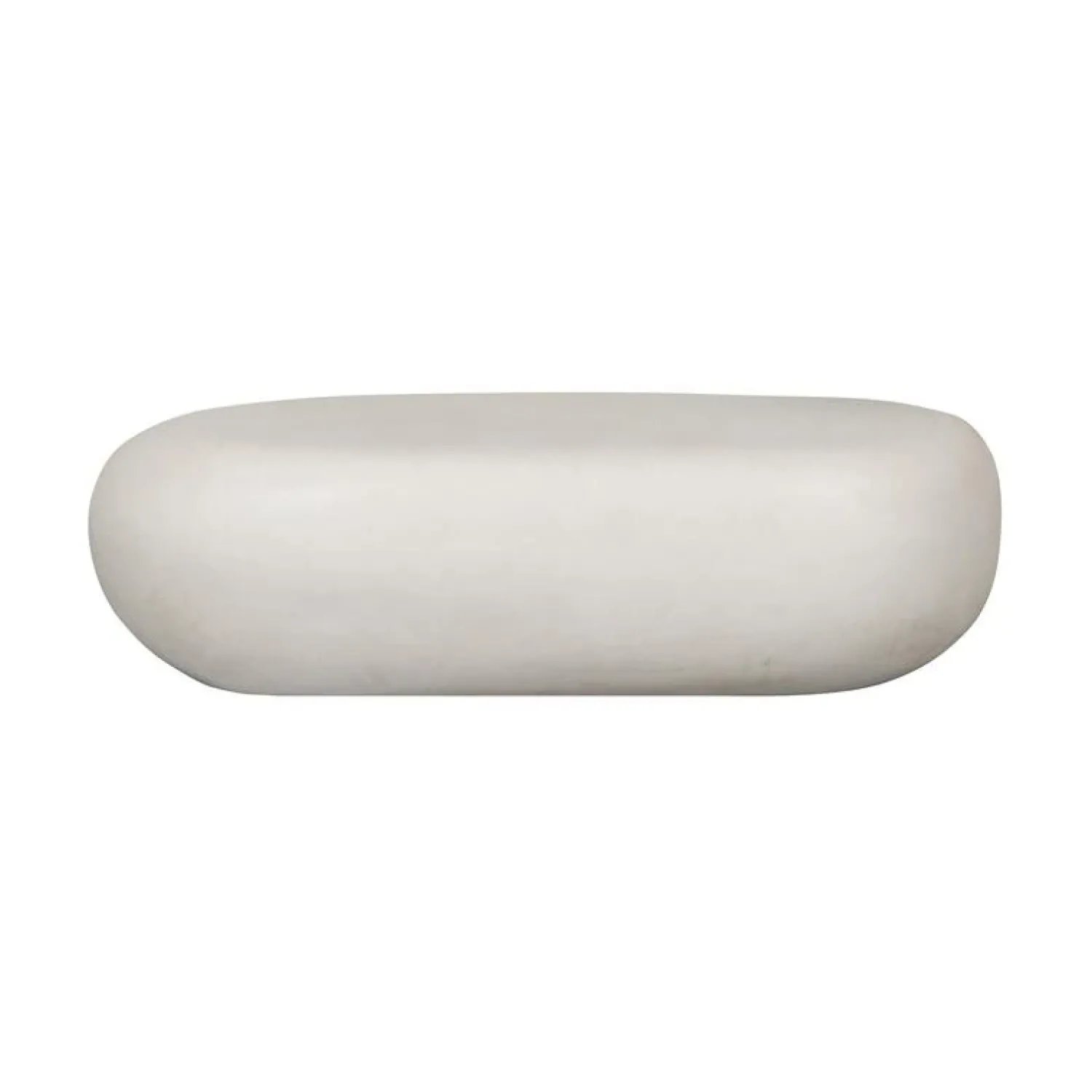 vtwonen Salontafels|Pebble Salontafel Betonlook Wit 100cm