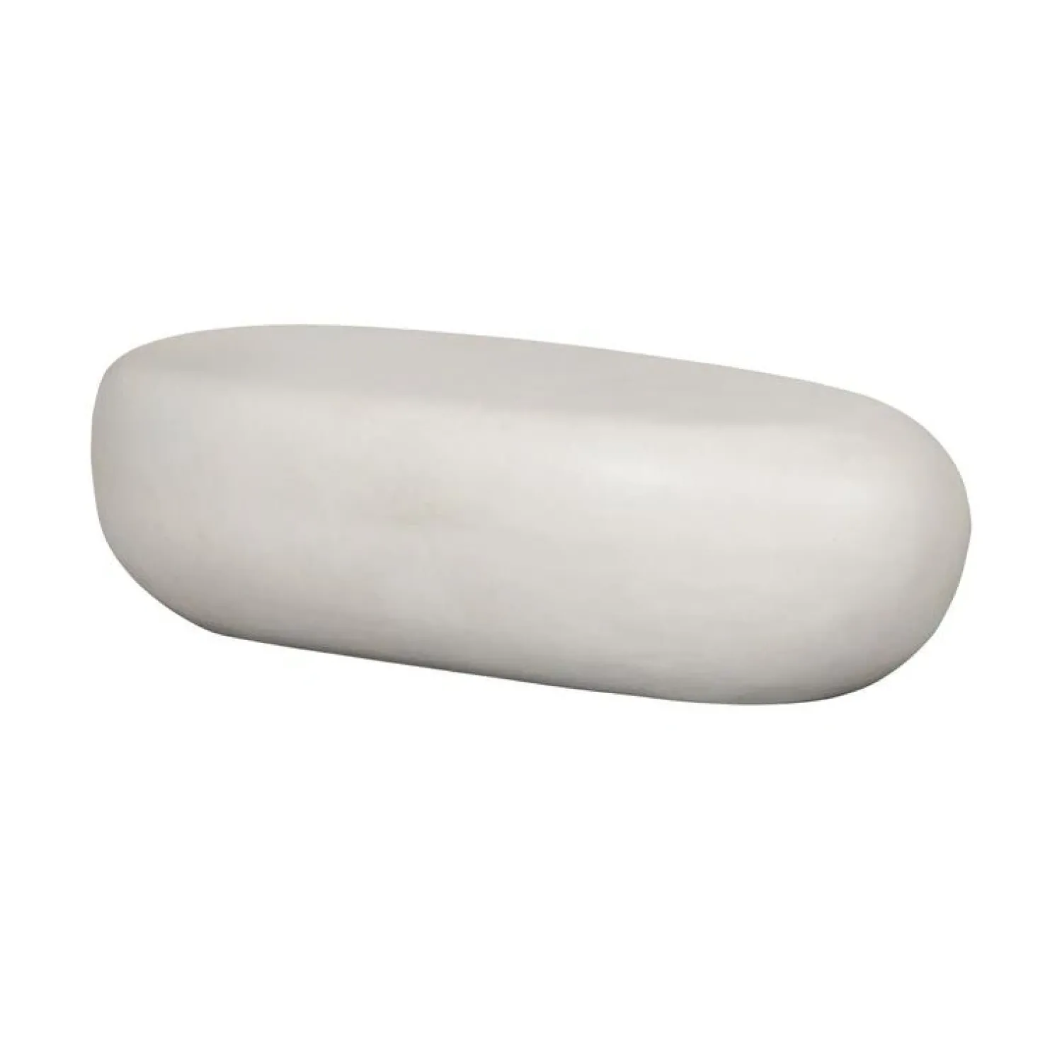 vtwonen Salontafels|Pebble Salontafel Betonlook Wit 100cm