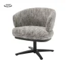 Tower living Eetkamerstoelen|Perca Eetkamerfauteuil Wit-Grijs