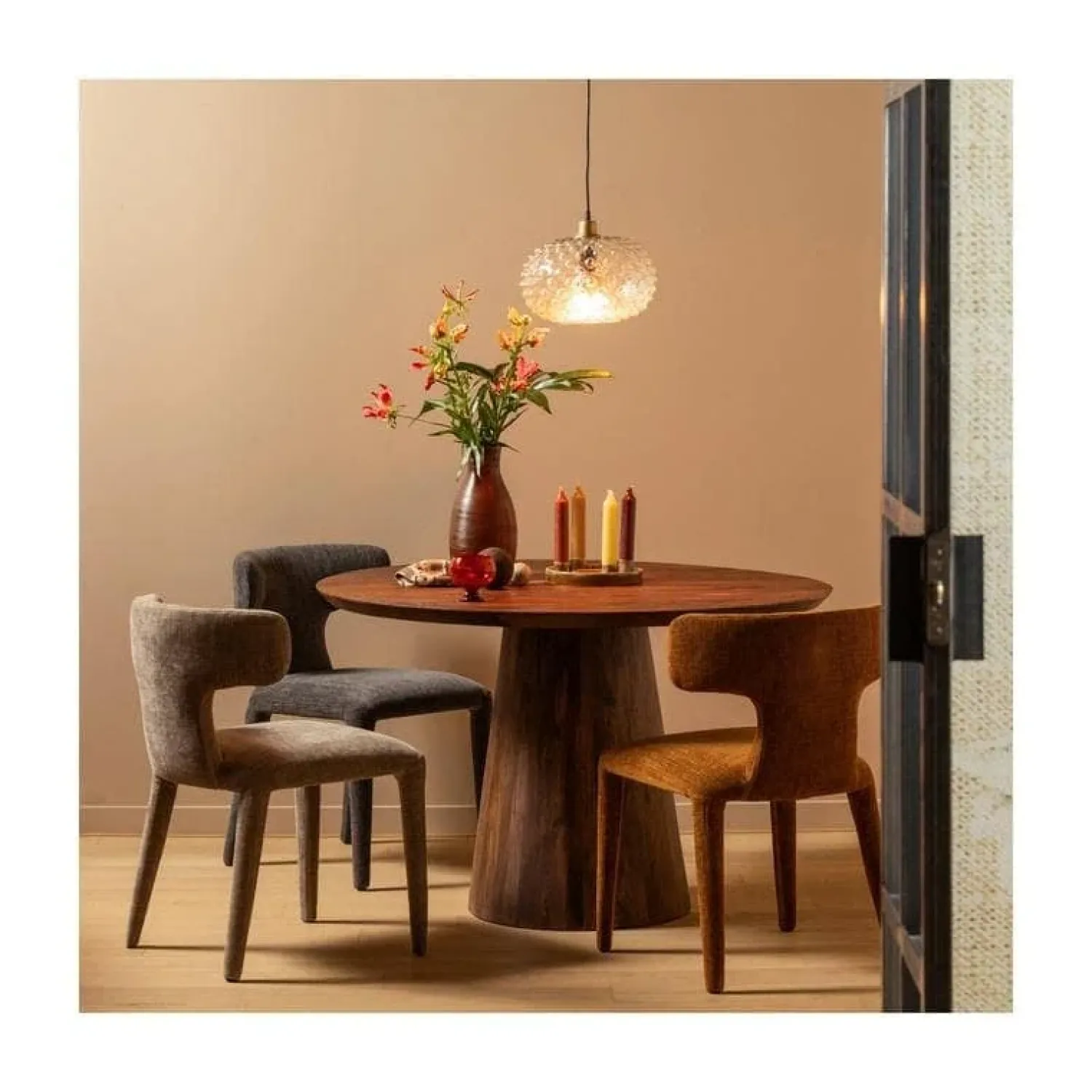 WOOOD Eetkamerstoelen|Permit Eetkamerstoel Espresso