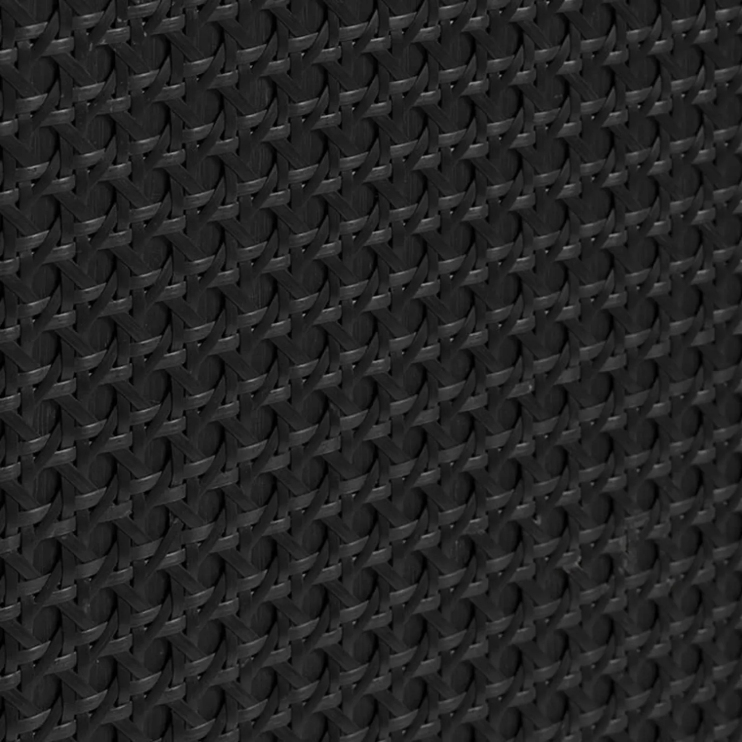 LykkeHome Dressoirs|Industriele Kasten|Pernille dressoir zwart melamine rotan 80cm