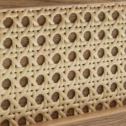 LykkeHome Ladenkasten|Industriele Kasten|Pernille Ladekast Naturel rotan 80cm