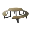 Lesli Living Tuintafels|Picknickset Arezzo rond 140cm