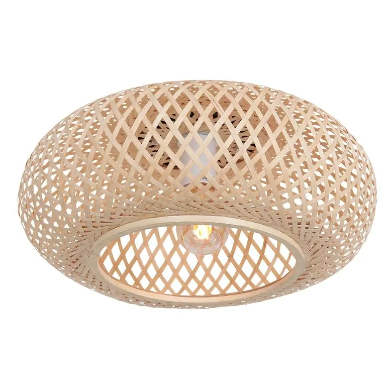 Steinmex Plafondlampen|Plafonnieres|Plafondlamp Maze 1-lichts licht hout