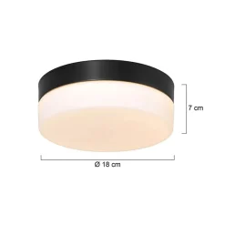 Steinmex Plafondlampen|Plafonnieres|Plafonniere Ikaro small 18cm