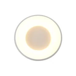Steinmex Plafondlampen|Plafonnieres|Plafonniere Ringlede wit large 48cm