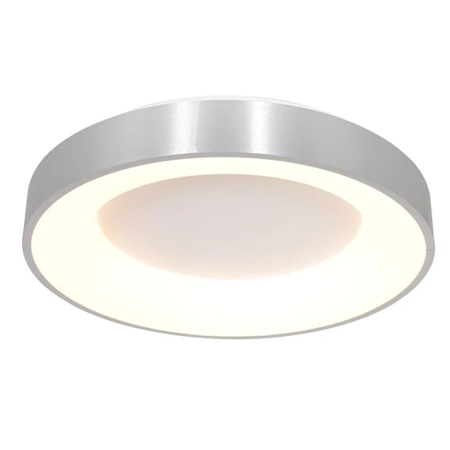 Steinmex Plafondlampen|Plafonnieres|Plafonniere Ringlede zilver small 30cm