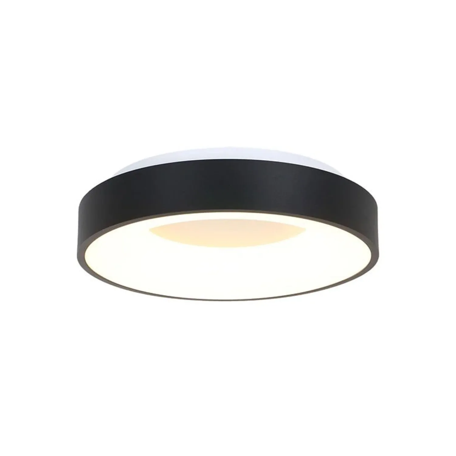 Steinmex Plafondlampen|Plafonnieres|Plafonniere Ringlede zwart small 30cm