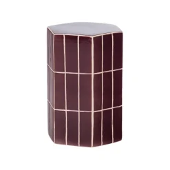 WOOOD Bijzettafels|Plu Bijzettafel Paars 42cm