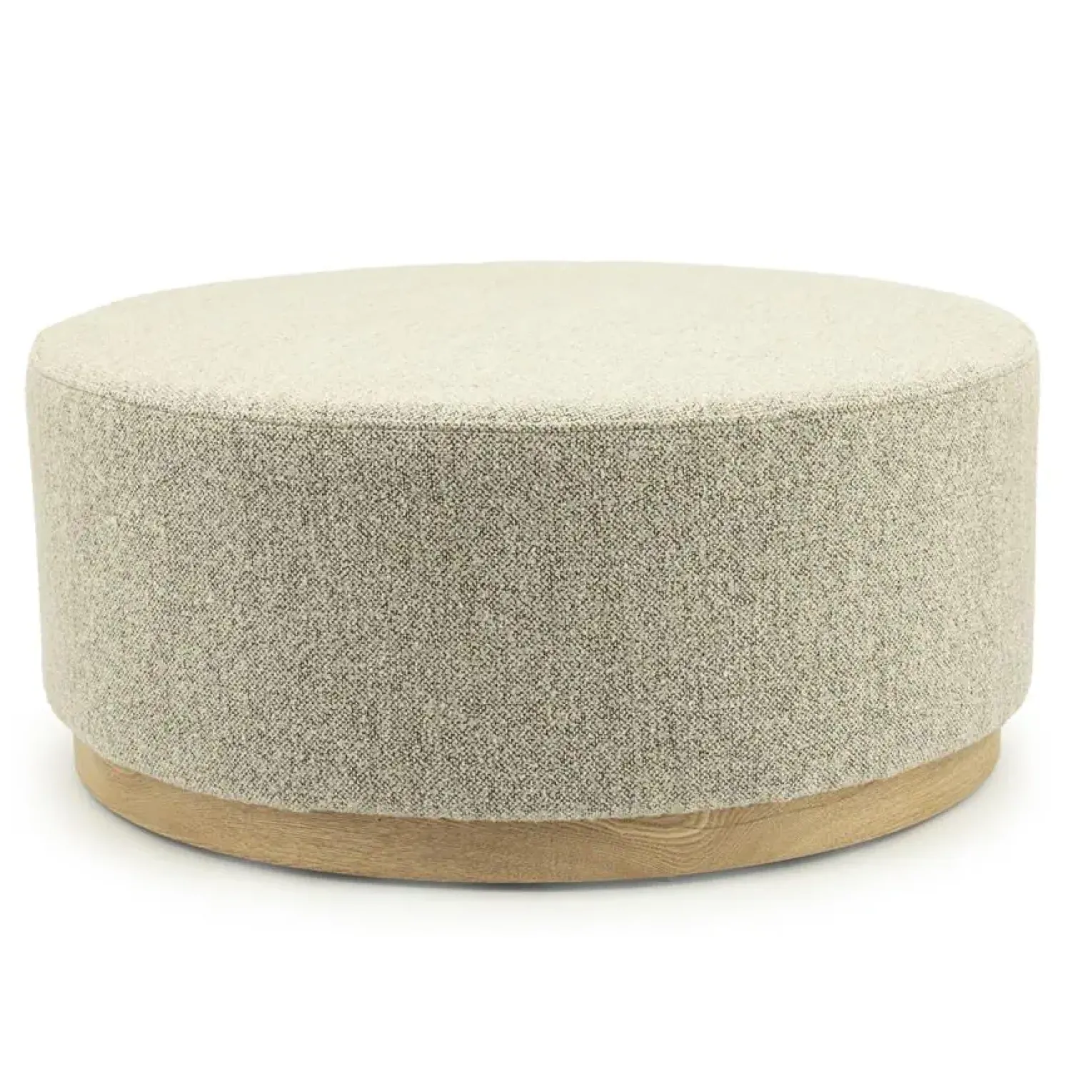 Eleonora Krukjes|Poef Avah large taupe 80cm