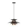 Steinmex Hanglampen|Potenza 1-lichts Hanglamp Zwart/Koper 50cm