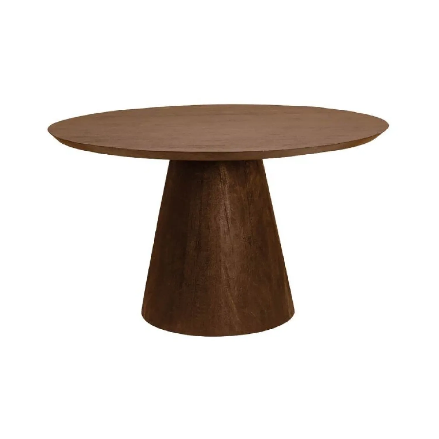 Tower living Eettafels|Premana Eetkamertafel rond Bruin 130 cm