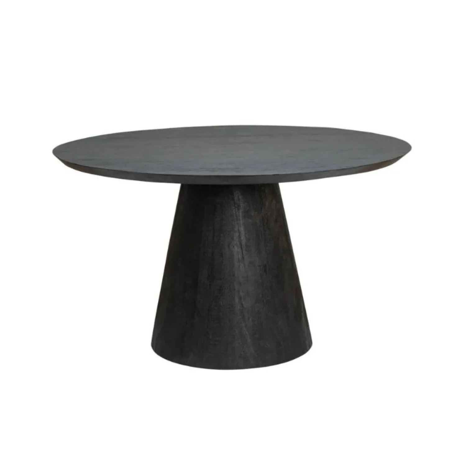 Tower living Eettafels|Premana Eetkamertafel rond Zwart 130 cm