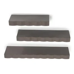 By Boo Wandplanken|Wandplanken|Prinz Wandplanken set van 3 donkertaupe