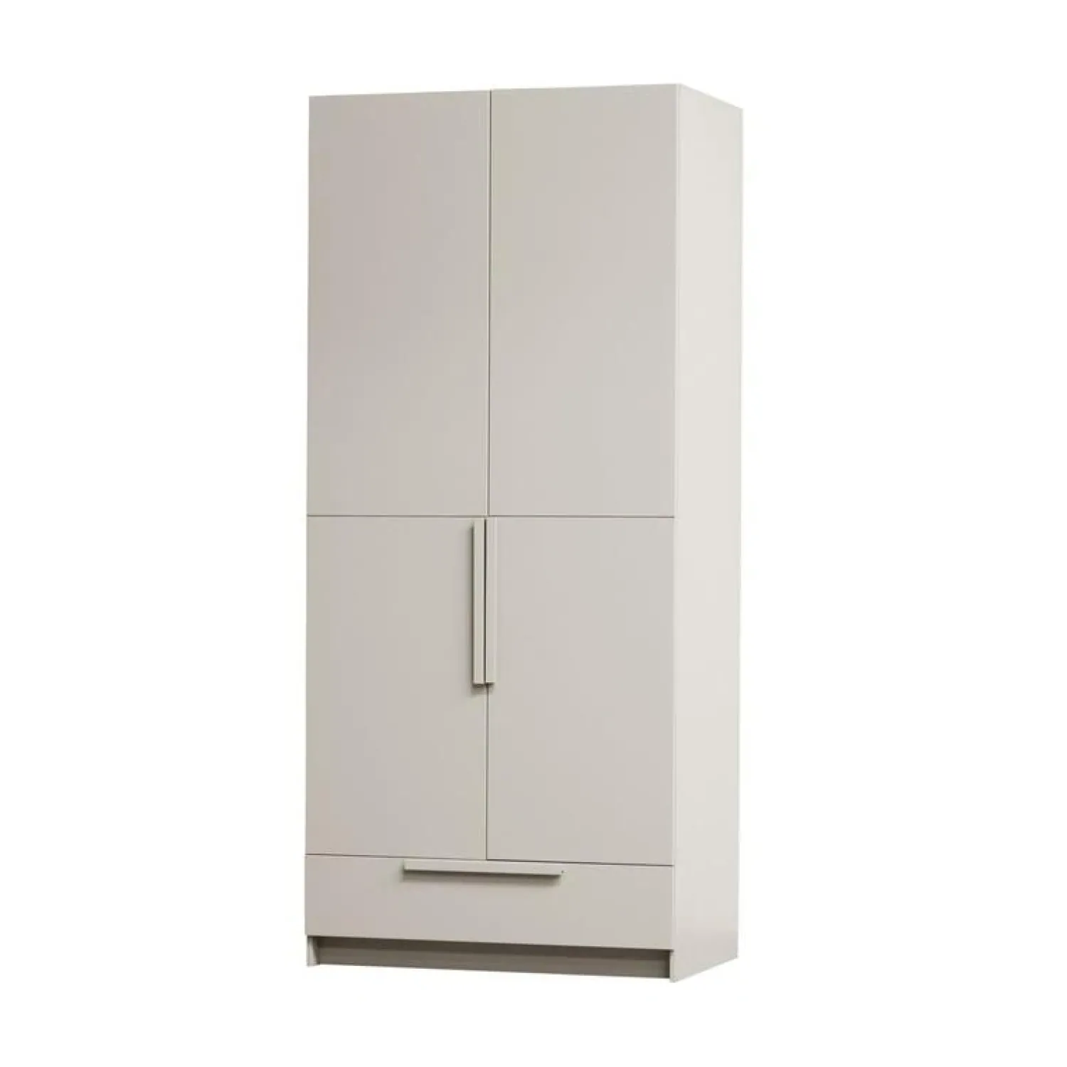 WOOOD Industriele Kasten|Kledingkasten|Pure 2-Deurs Kledingkast Splitdeur Dennenhout Dust 95cm