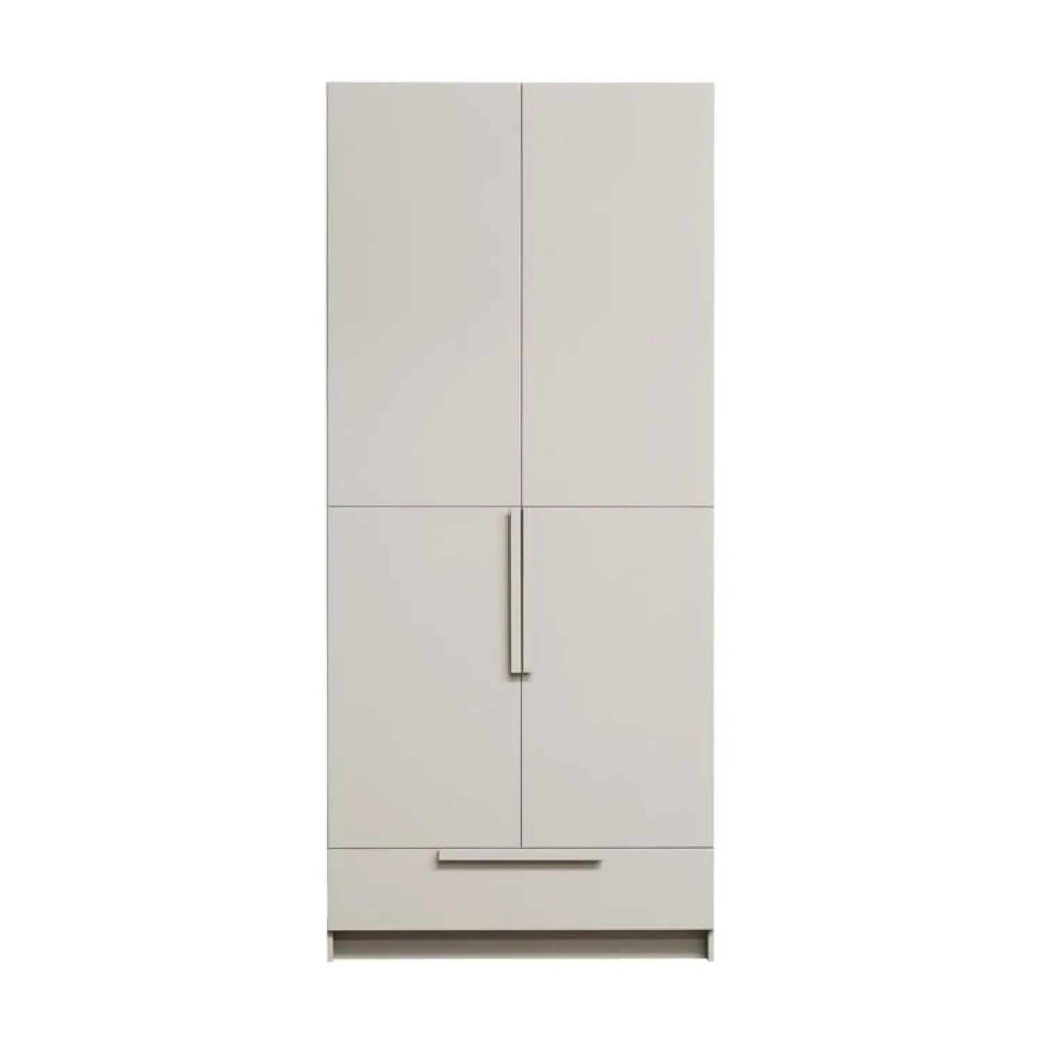 WOOOD Industriele Kasten|Kledingkasten|Pure 2-Deurs Kledingkast Splitdeur Dennenhout Dust 95cm