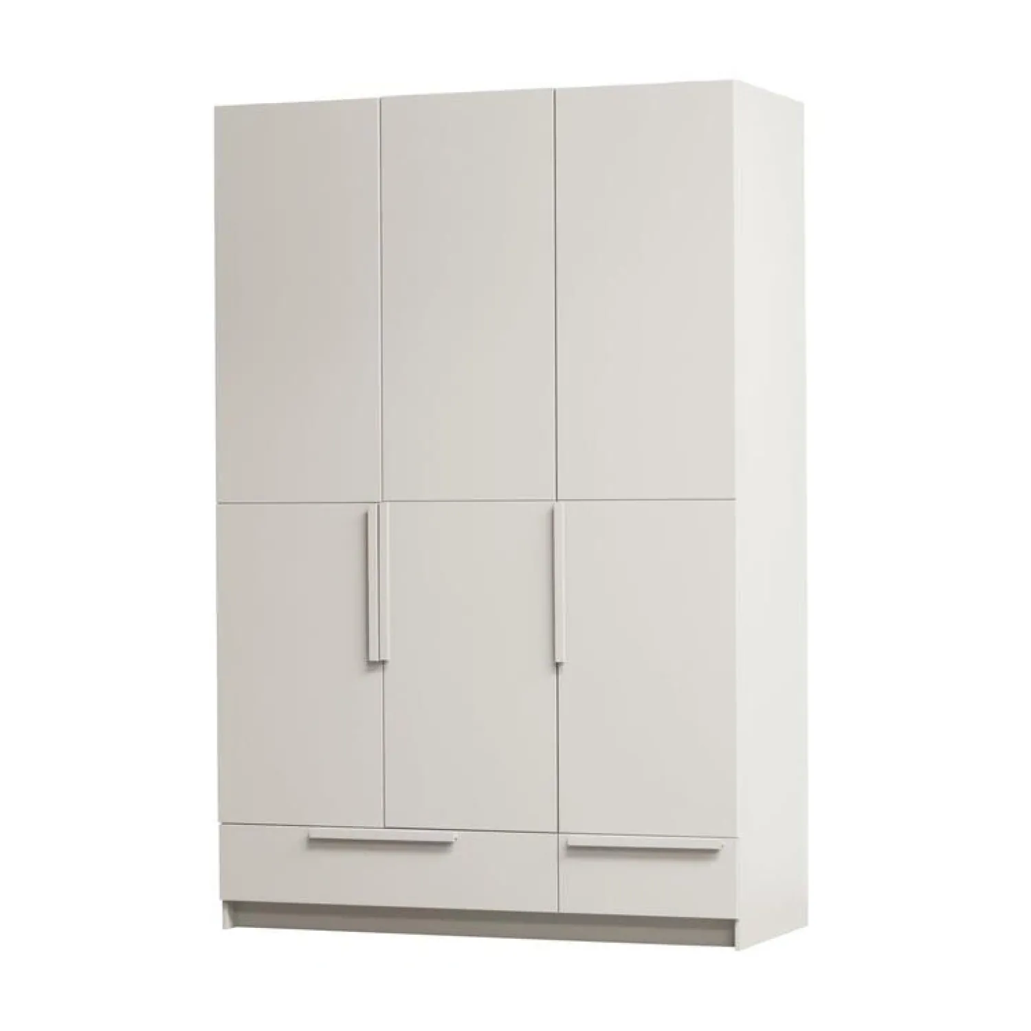 WOOOD Industriele Kasten|Kledingkasten|Pure 3-Deurs Kledingkast Splitdeur Dennenhout Dust 95cm