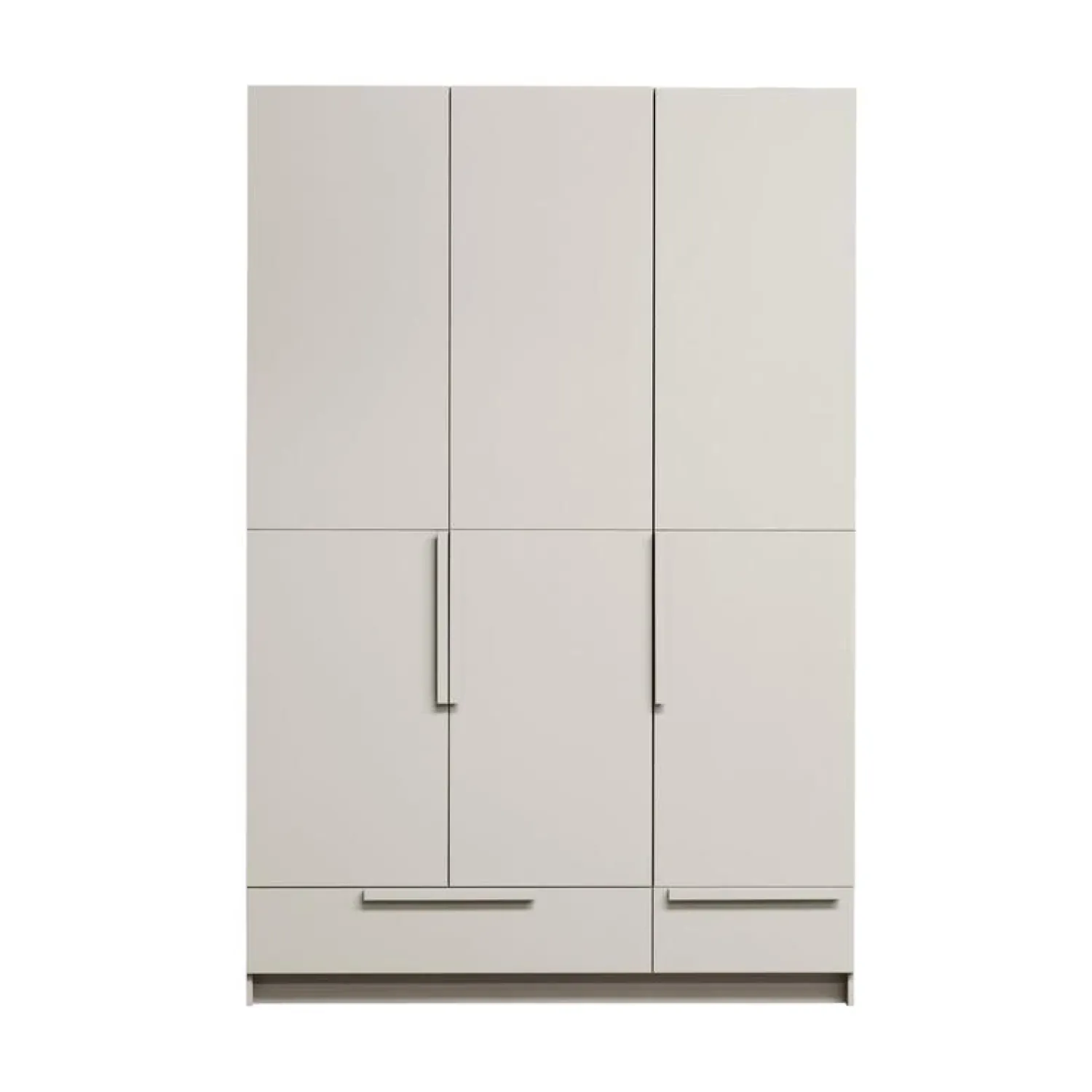 WOOOD Industriele Kasten|Kledingkasten|Pure 3-Deurs Kledingkast Splitdeur Dennenhout Dust 95cm