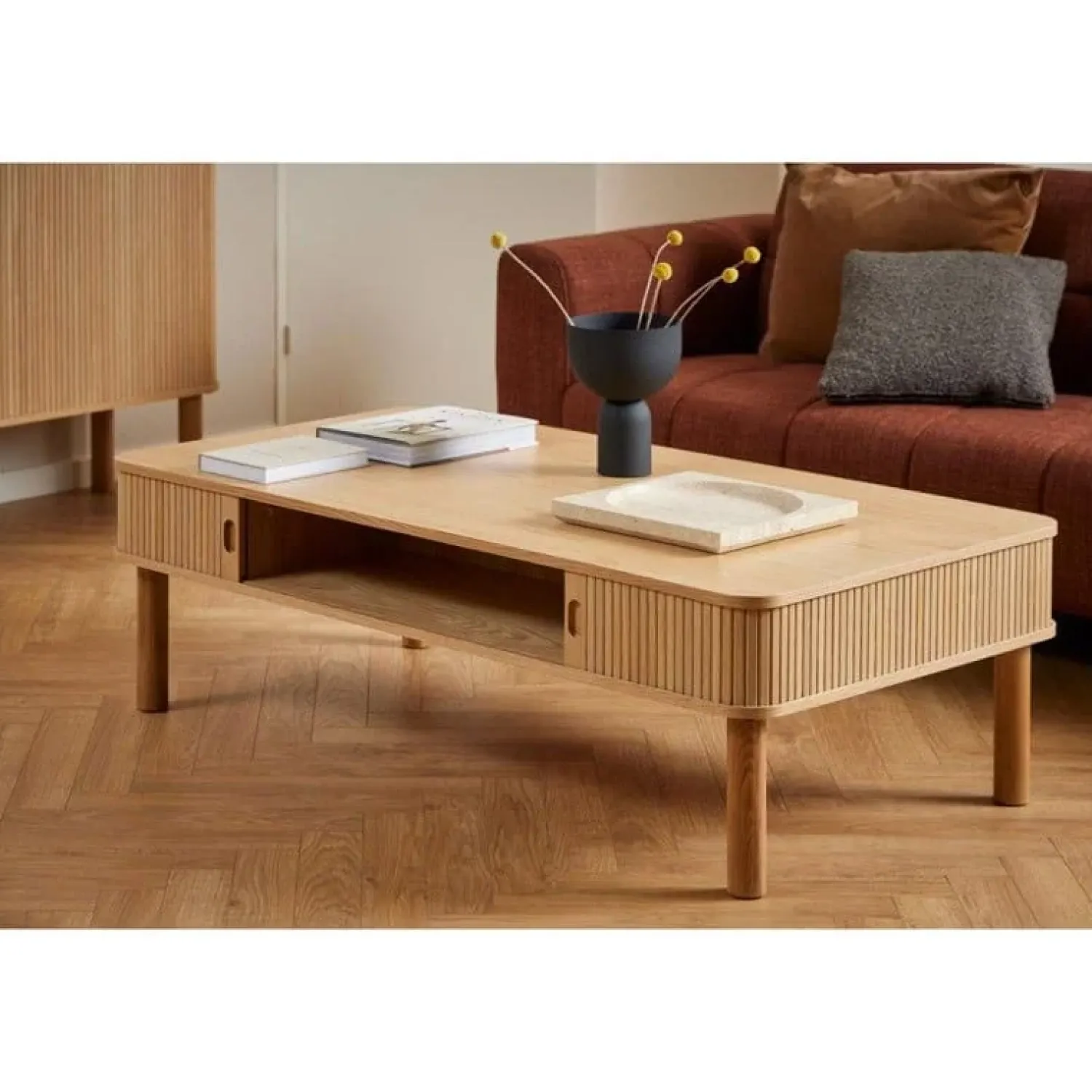 Nordhavn Salontafels|Quantor Salontafel Naturel 130cm