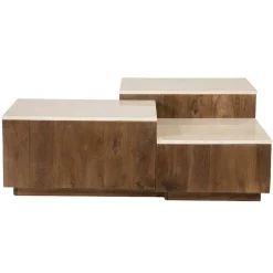 Eleonora Salontafels|Quido Salontafel in 3 hoogtes Marmer 105cm