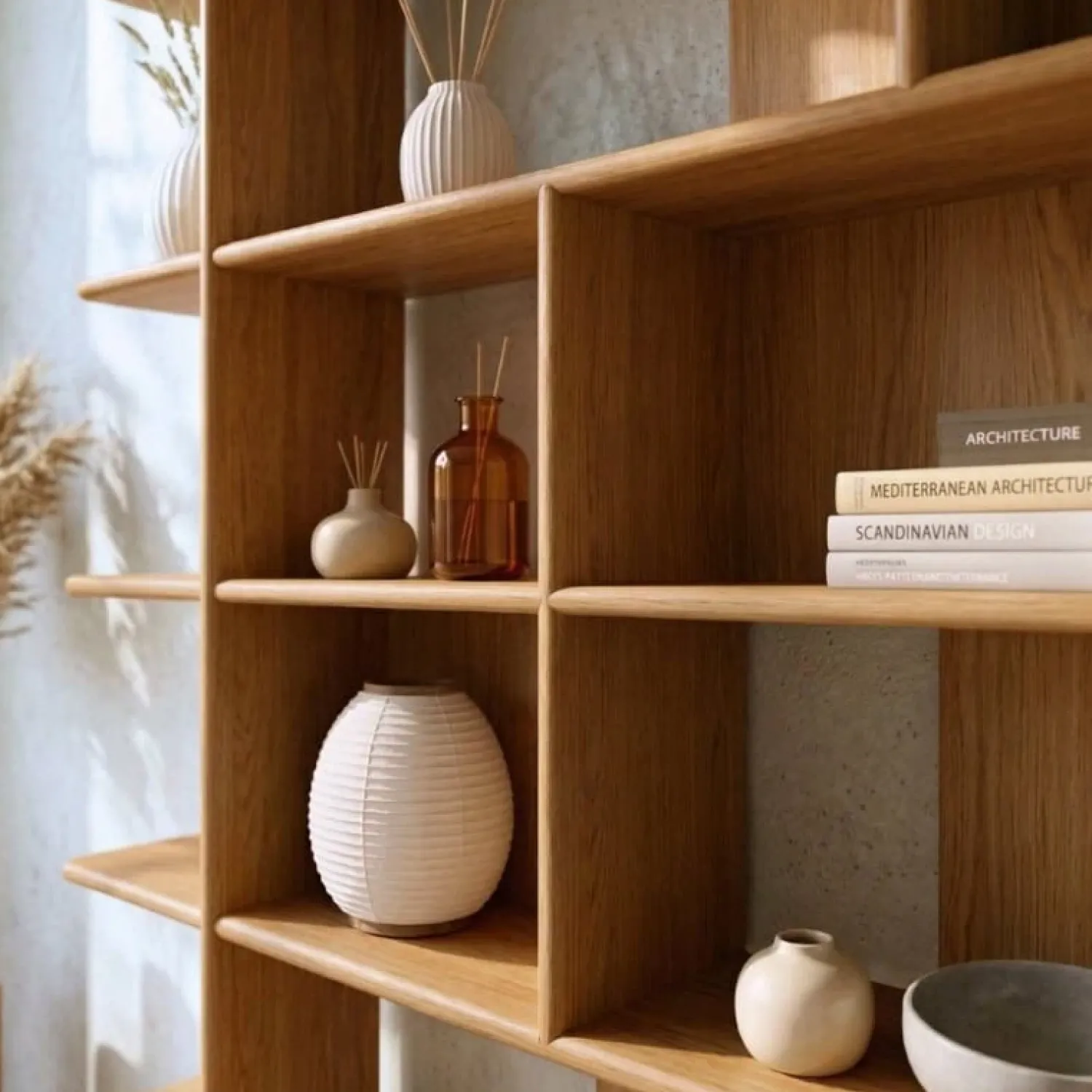 Vane Living Vakkenkasten|Industriele Kasten|Quinn Vakkenkast naturel 140cm