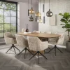 Kalfort Eetkamerstoelen|Ramas Eetkamerstoel draaibaar alura Zand