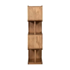 WOOOD Vakkenkasten|Industriele Kasten|Rattle Open Kast Hout Naturel 82cm