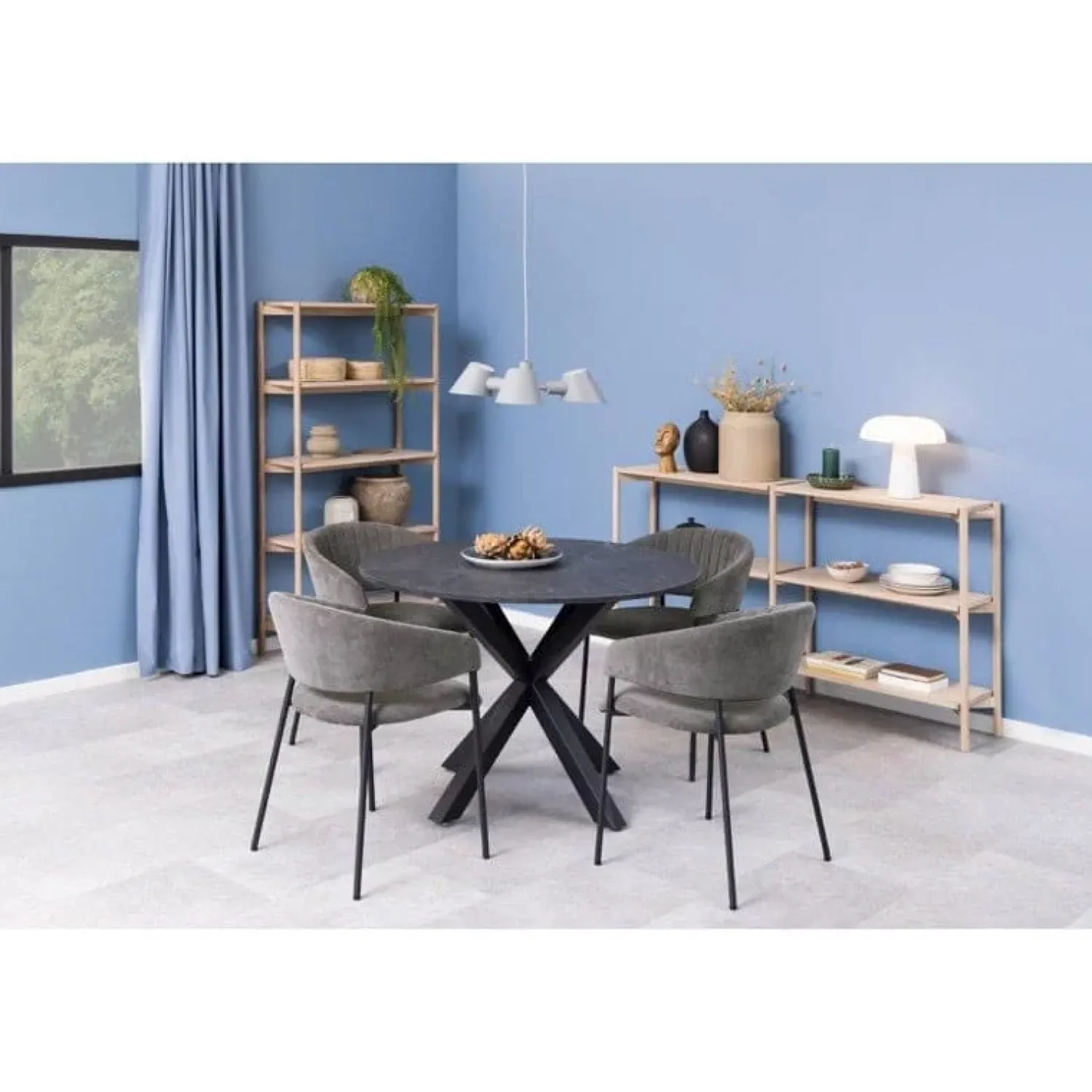 Nordhavn Boekenkasten|Industriele Kasten|Ravel Boekenkast Hoog Naturel 86cm