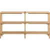 Nordhavn Boekenkasten|Industriele Kasten|Ravel Boekenkast Laag Naturel 169cm