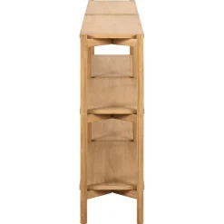 Nordhavn Boekenkasten|Industriele Kasten|Ravel Boekenkast Laag Naturel 169cm