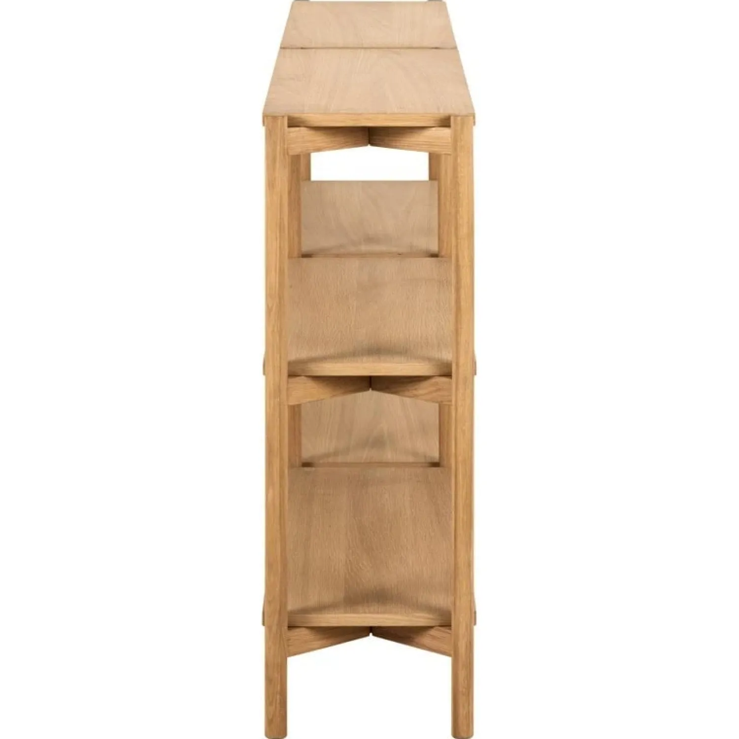 Nordhavn Boekenkasten|Industriele Kasten|Ravel Boekenkast Laag Naturel 169cm