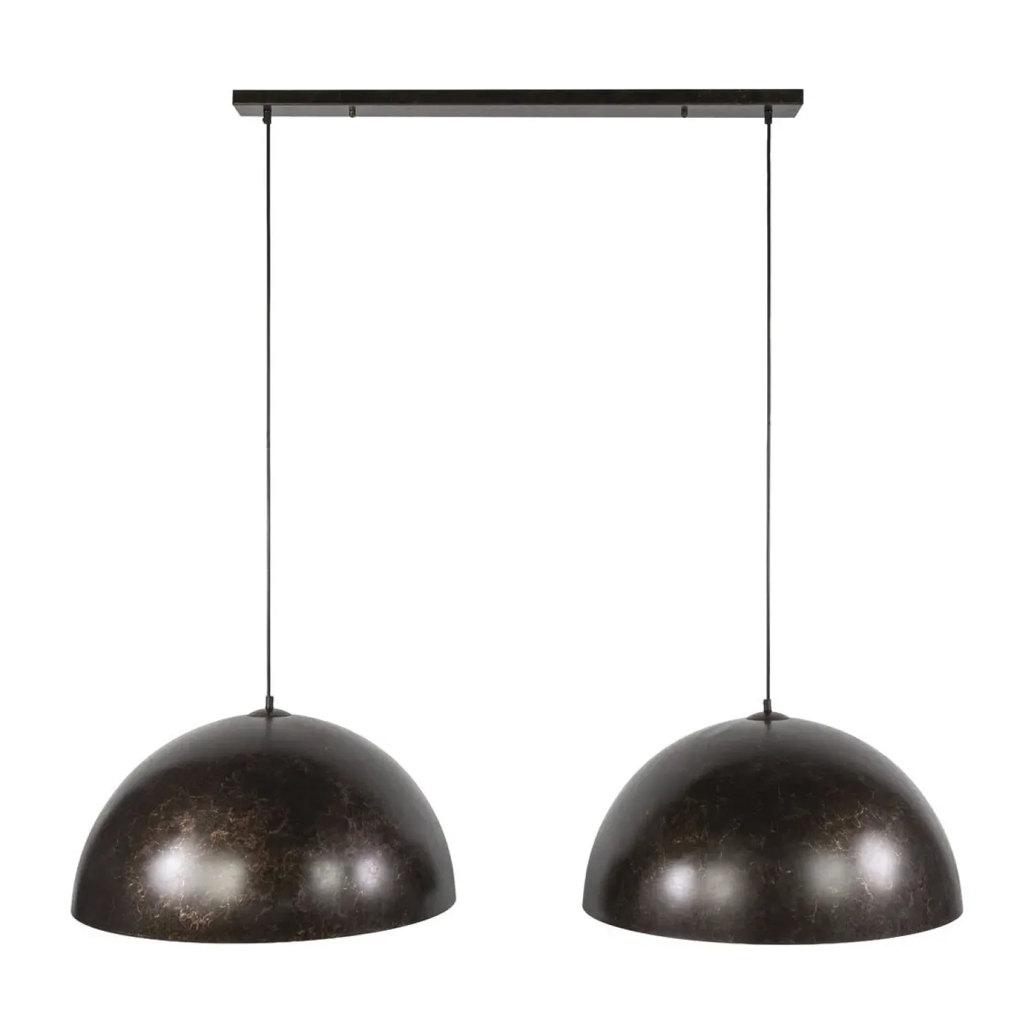 Kalfort Hanglampen|Raven 2-lichts Hanglamp Bruin