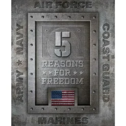 Metal Signs Metalen Borden|Reasons for Freedom - metalen bord
