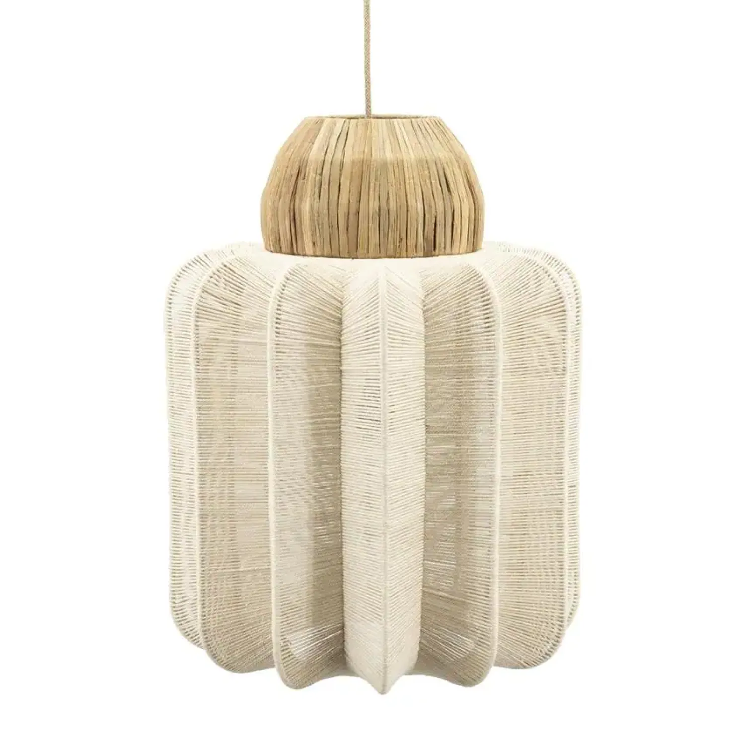 By Boo Hanglampen|Reb 1-lichts Hanglamp katoen