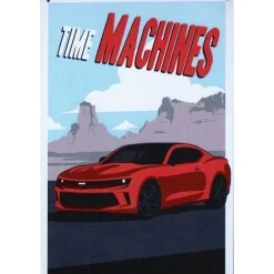 Cavetown Metalen Borden|Red Car Time Machine - metalen bord