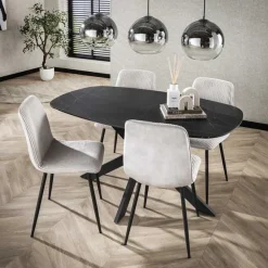 Kalfort Eettafels|Reggy Eetkamertafel deens ovaal 150cm