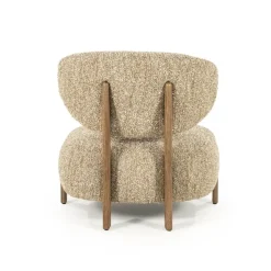 Eleonora Fauteuils|Reiza Fauteuil bruin Taupe