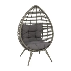 Lesli Living Tuinstoelen|Relaxstoel Chill Grijs